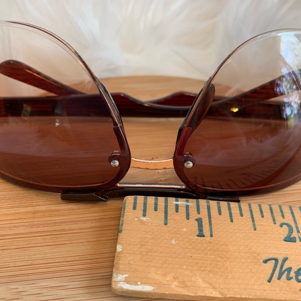 Brown Retro Aviation Pilot Sunglasses - Picture 8 of 12